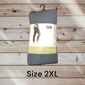 Gray 7/8 Tights Leggings